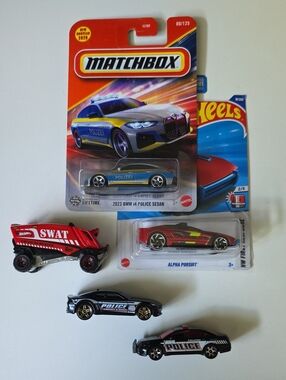 Hot Wheels And Matchbox Police And Swat Vehicles